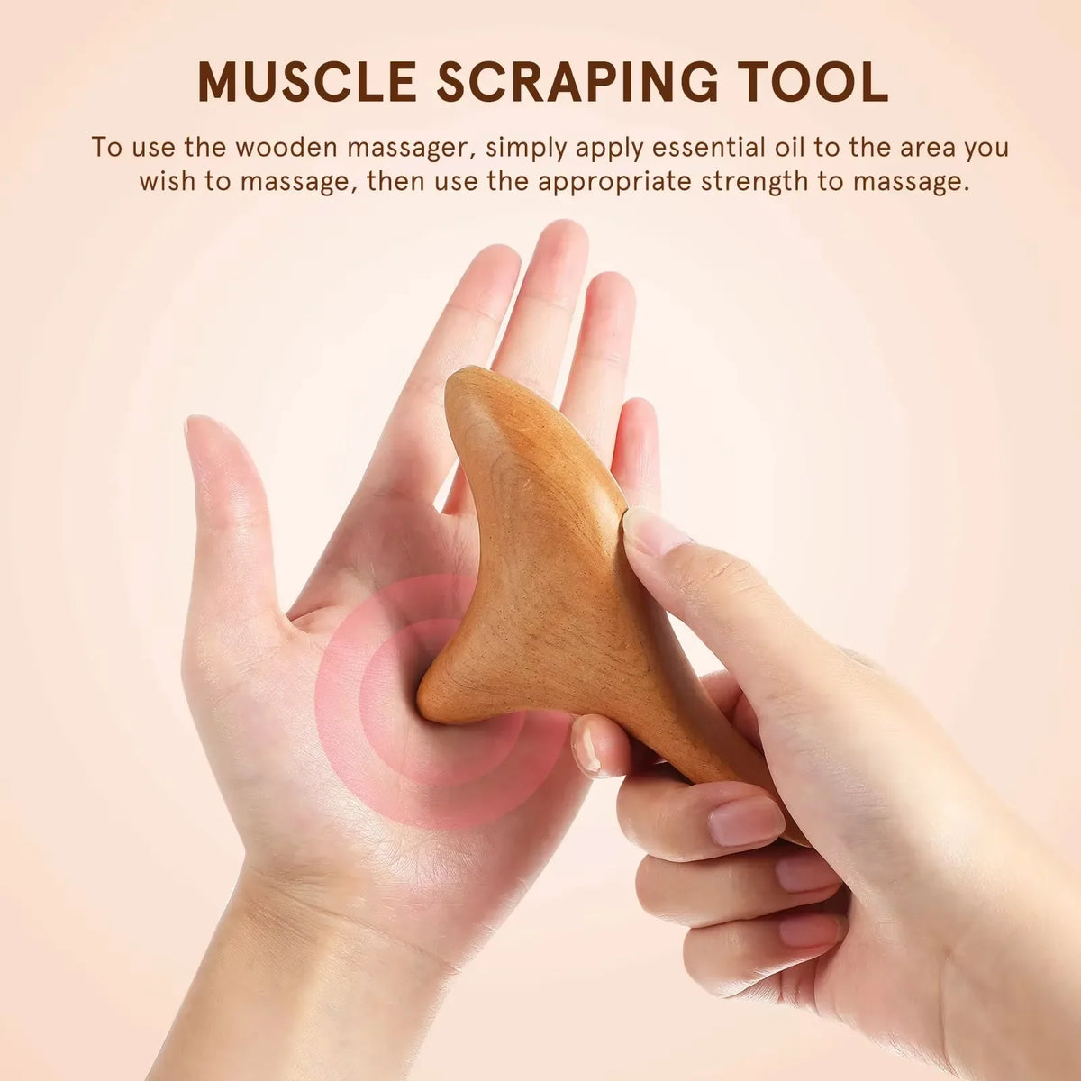 Muscle Scraper Tool Wooden Massage Gua Sha Board For Neck Back Shoulder Foot  Wood Massager Portable Scraping Plate Pain C732